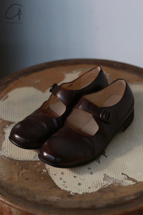 Aviva Jifei Xue x Shoe&Sewn Jeanne Shoes AJX-Jeanne-GDZ Antique Brown